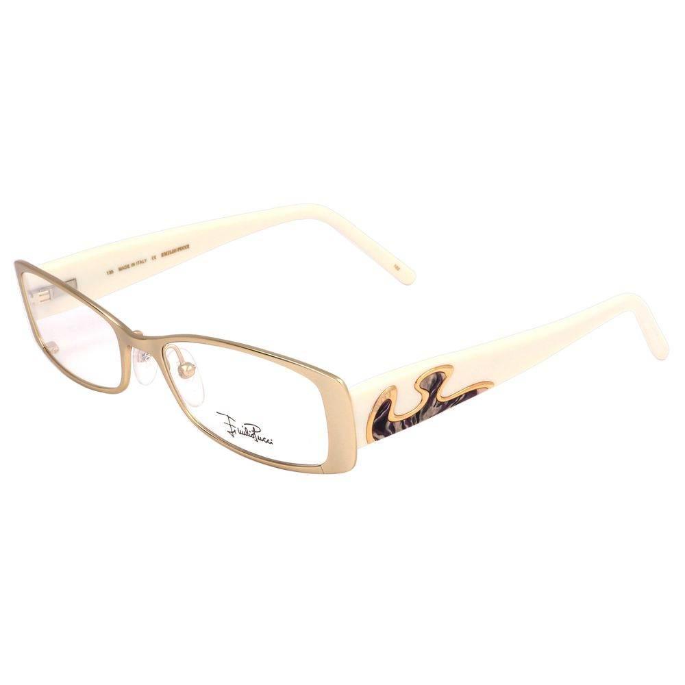 Emilio Pucci Gold Metal Frames - Hilstor