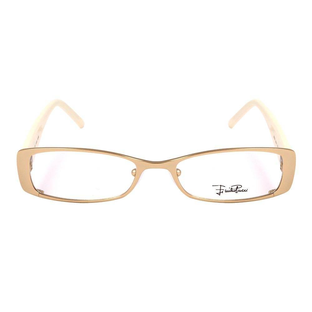 Emilio Pucci Gold Metal Frames - Hilstor