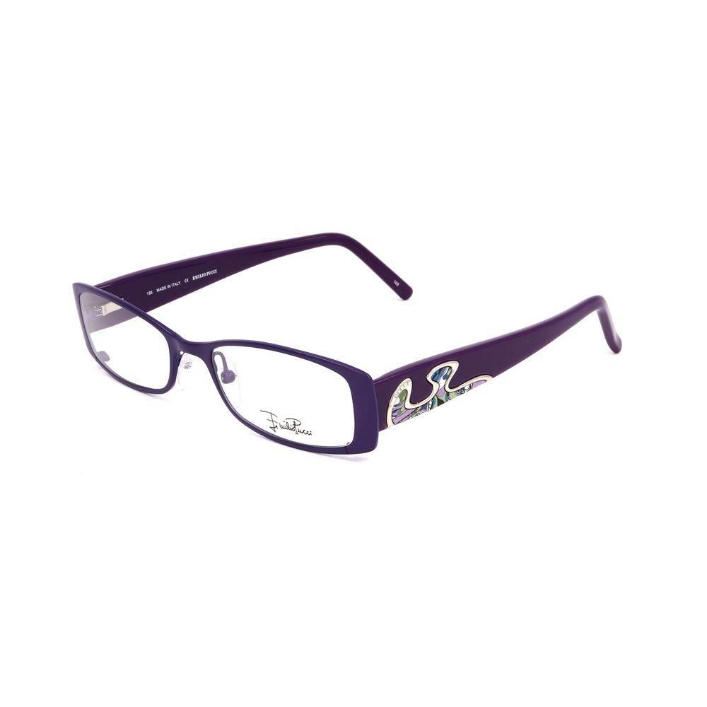 Emilio Pucci Purple Metal Frames - Hilstor