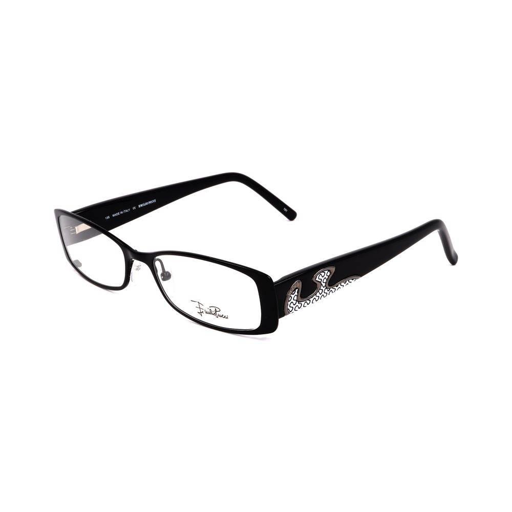 Emilio Pucci Black Metal Frames - Hilstor