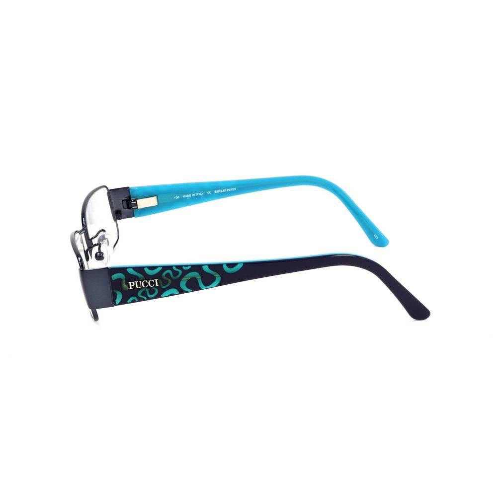Emilio Pucci Blue Metal Frames - Hilstor