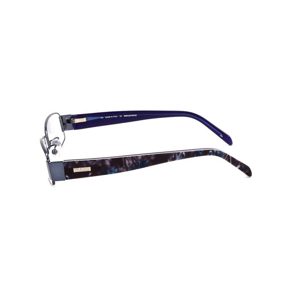 Emilio Pucci Blue Metal Frames - Hilstor