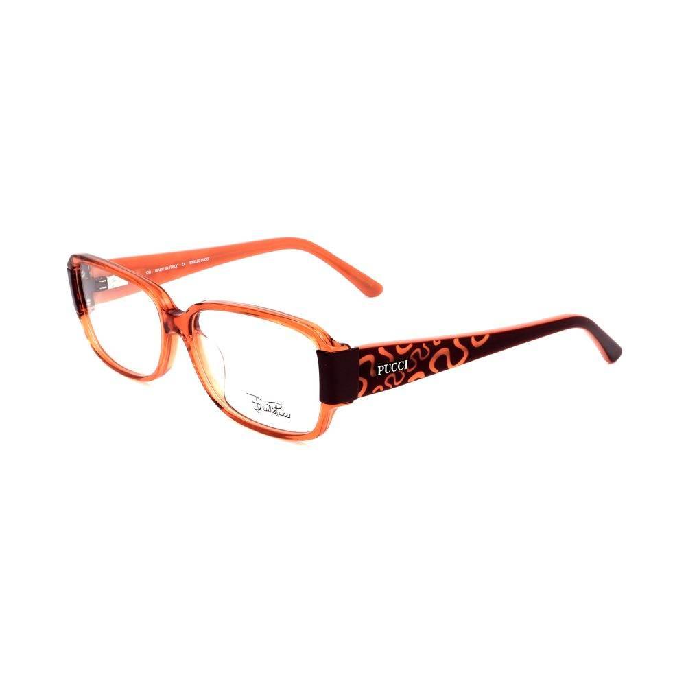 Emilio Pucci Orange Plastic Frames - Hilstor