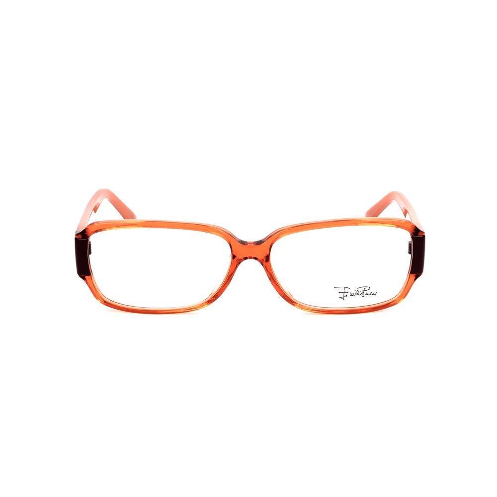 Emilio Pucci Orange Plastic Frames - Hilstor