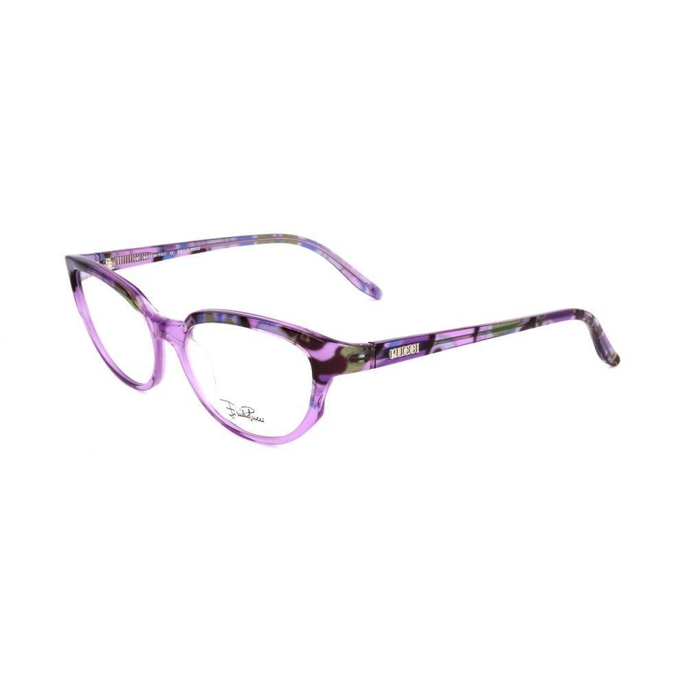 Emilio Pucci Purple Plastic Frames - Hilstor