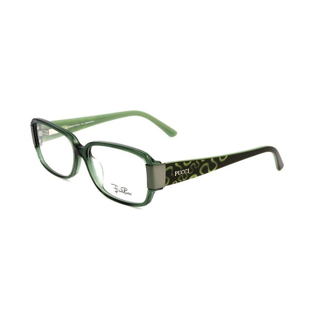 Emilio Pucci Olive Plastic Frames - Hilstor