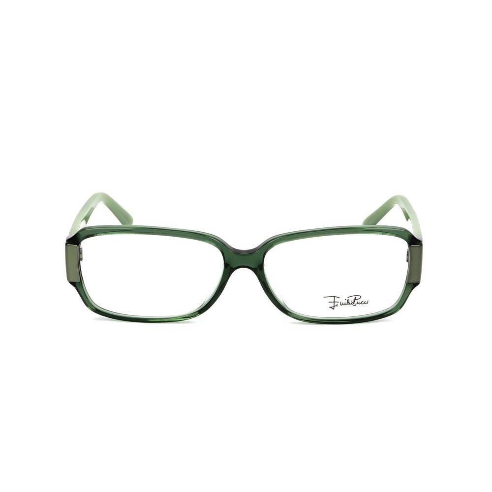 Emilio Pucci Olive Plastic Frames - Hilstor