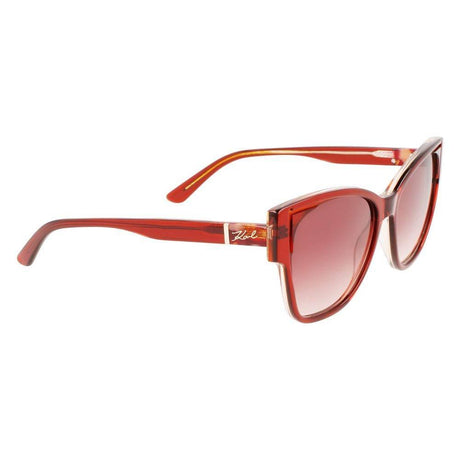 Karl Lagerfeld Orange Acetate Sunglasses - Hilstor