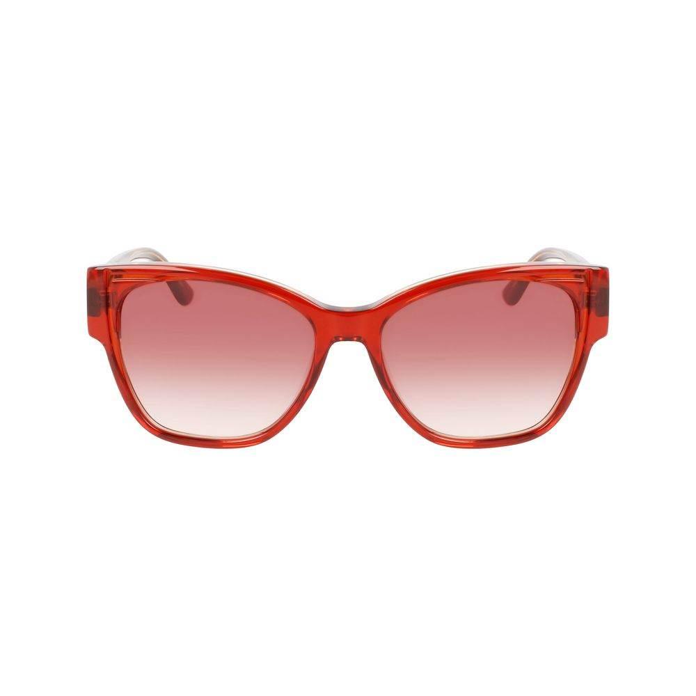 Karl Lagerfeld Orange Acetate Sunglasses - Hilstor