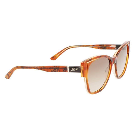 Karl Lagerfeld Orange Acetate Sunglasses - Hilstor