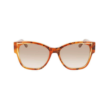 Karl Lagerfeld Orange Acetate Sunglasses - Hilstor