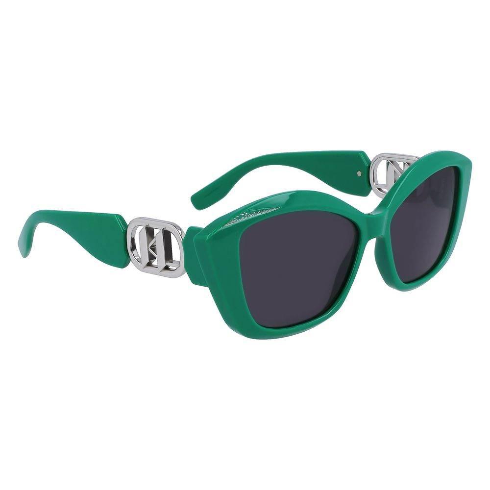 Karl Lagerfeld Green Injected Sunglasses - Hilstor