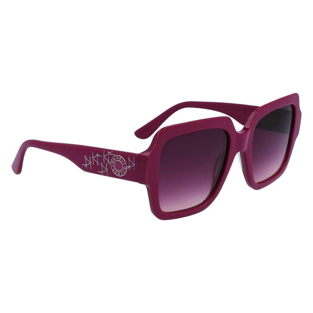 Karl Lagerfeld Gray Acetate Sunglasses - Hilstor