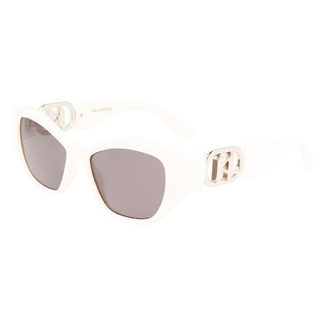Karl Lagerfeld White Injected Sunglasses - Hilstor