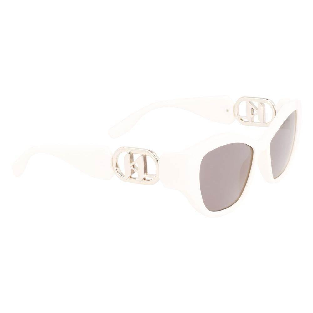 Karl Lagerfeld White Injected Sunglasses - Hilstor