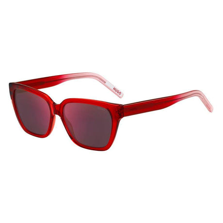Hugo Boss Red Acetate Sunglasses - Hilstor