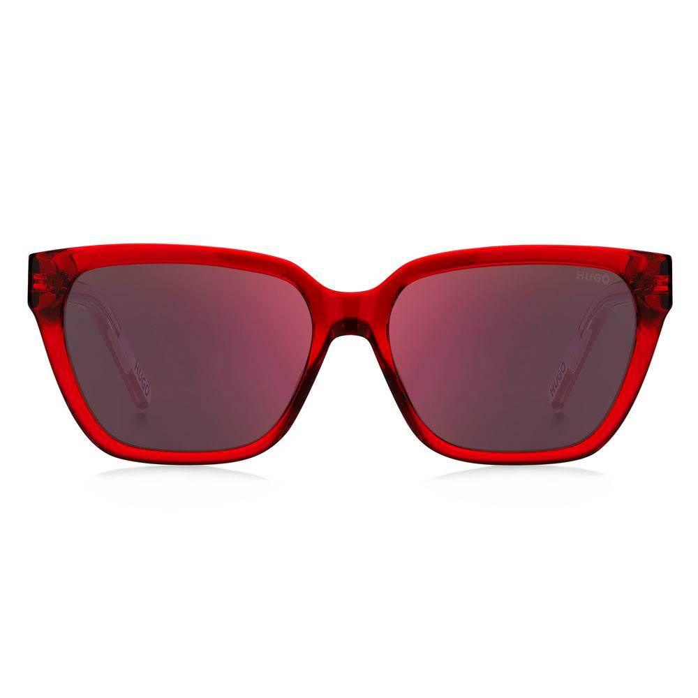 Hugo Boss Red Acetate Sunglasses - Hilstor