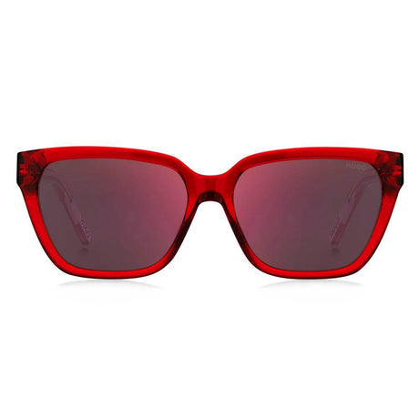 Hugo Boss Red Acetate Sunglasses - Hilstor