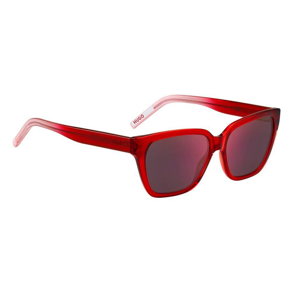 Hugo Boss Red Acetate Sunglasses - Hilstor