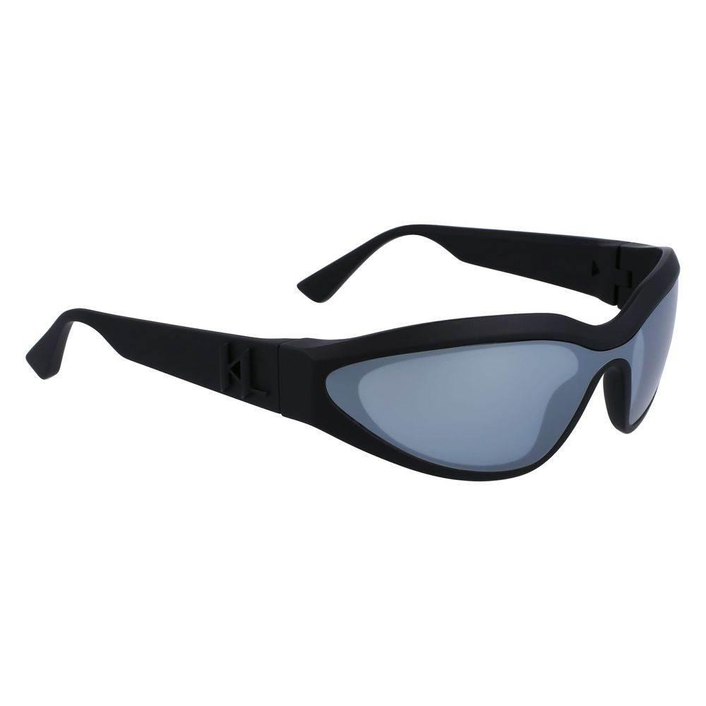 Karl Lagerfeld Black Injected Sunglasses - Hilstor