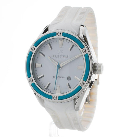 Folli Follie White Silicone Watch - Hilstor