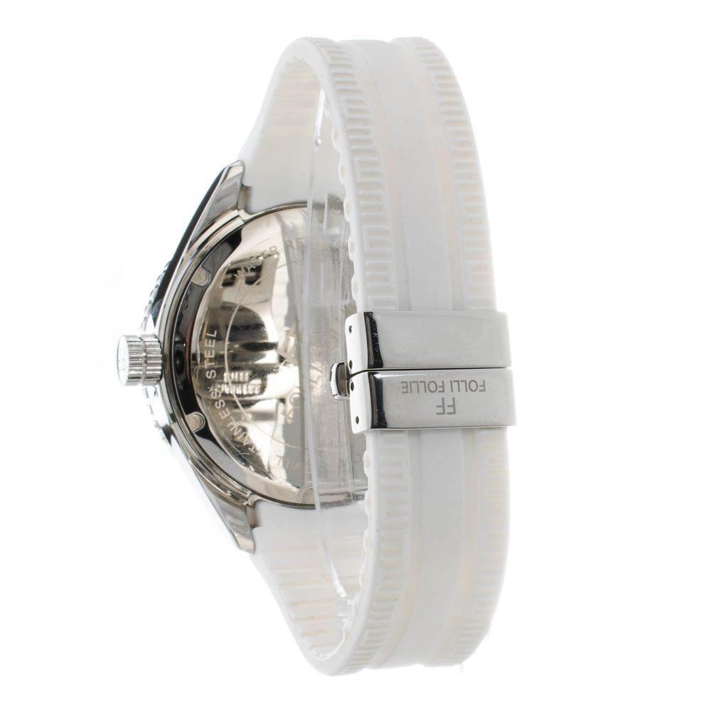 Folli Follie White Silicone Watch - Hilstor