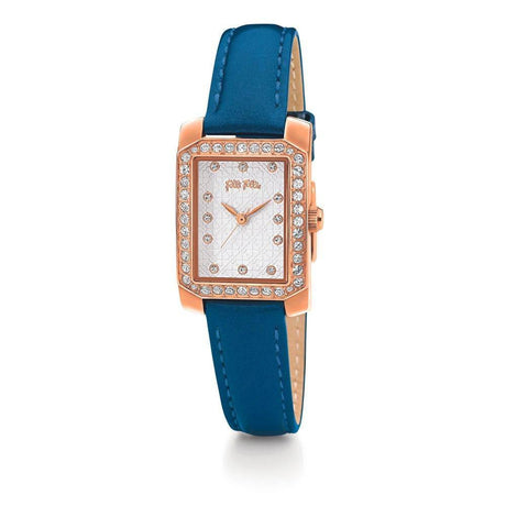 Folli Follie Blue Leather Watch - Hilstor