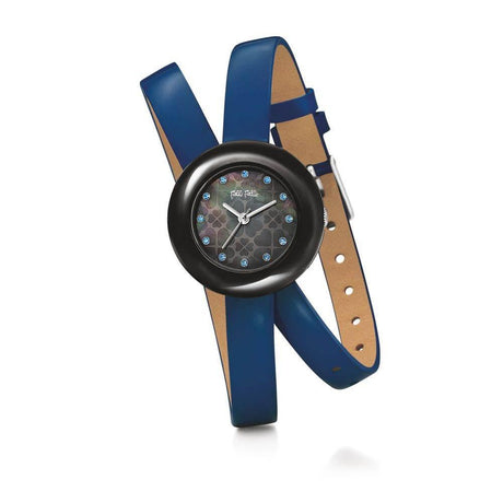 Folli Follie Blue Leather Watch - Hilstor
