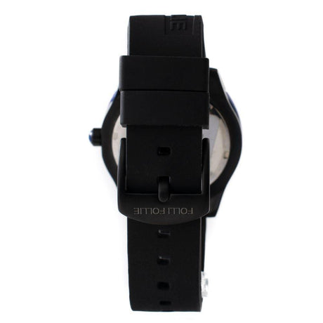 Folli Follie Black Silicone Watch - Hilstor