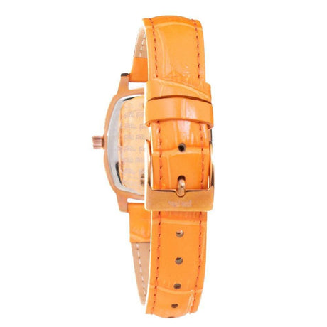 Folli Follie Orange Leather Watch - Hilstor