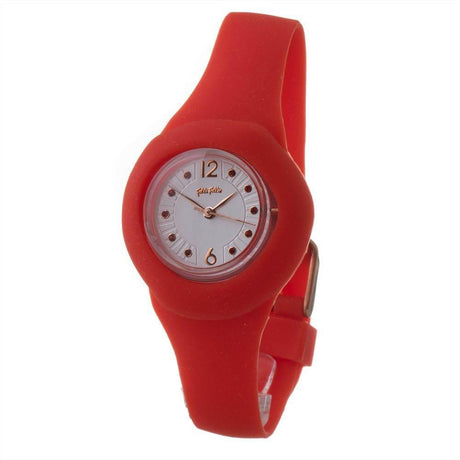 Folli Follie Red Silicone Watch - Hilstor