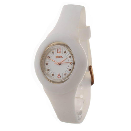 Folli Follie White Silicone Watch - Hilstor