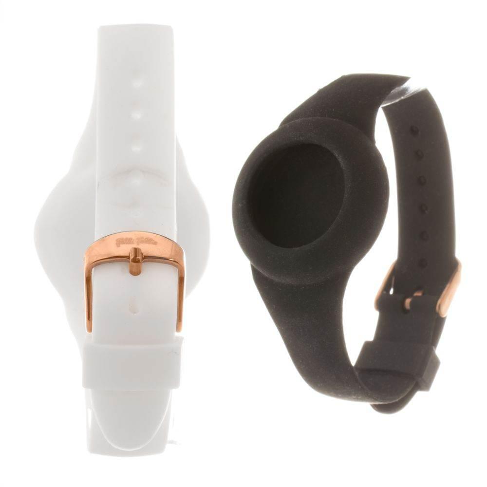 Folli Follie Black Silicone Watch - Hilstor