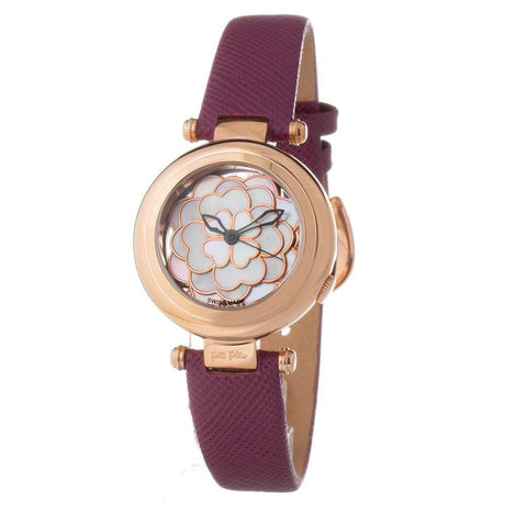 Folli Follie Purple Leather Watch - Hilstor