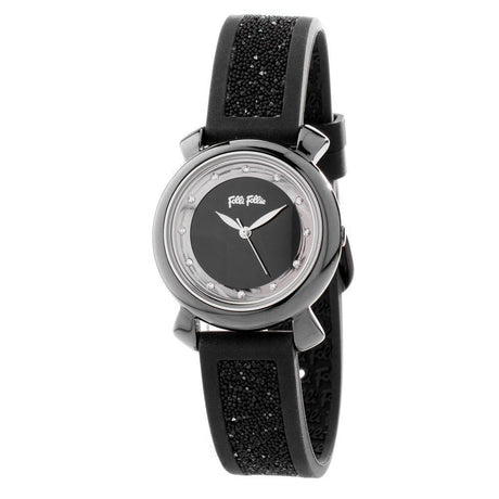 Folli Follie Black Plastic Watch - Hilstor