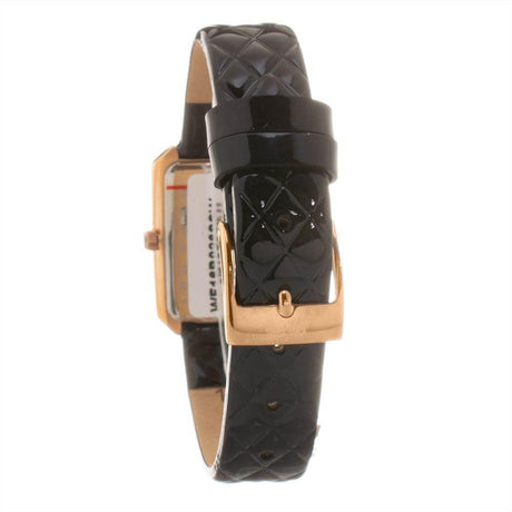 Folli Follie Black Leather Watch - Hilstor