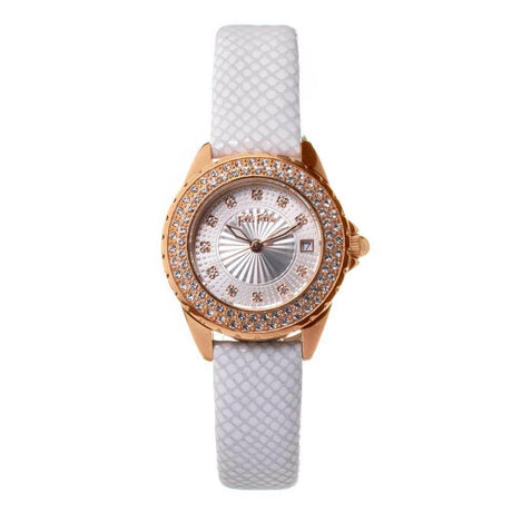 Folli Follie White Leather Watch - Hilstor