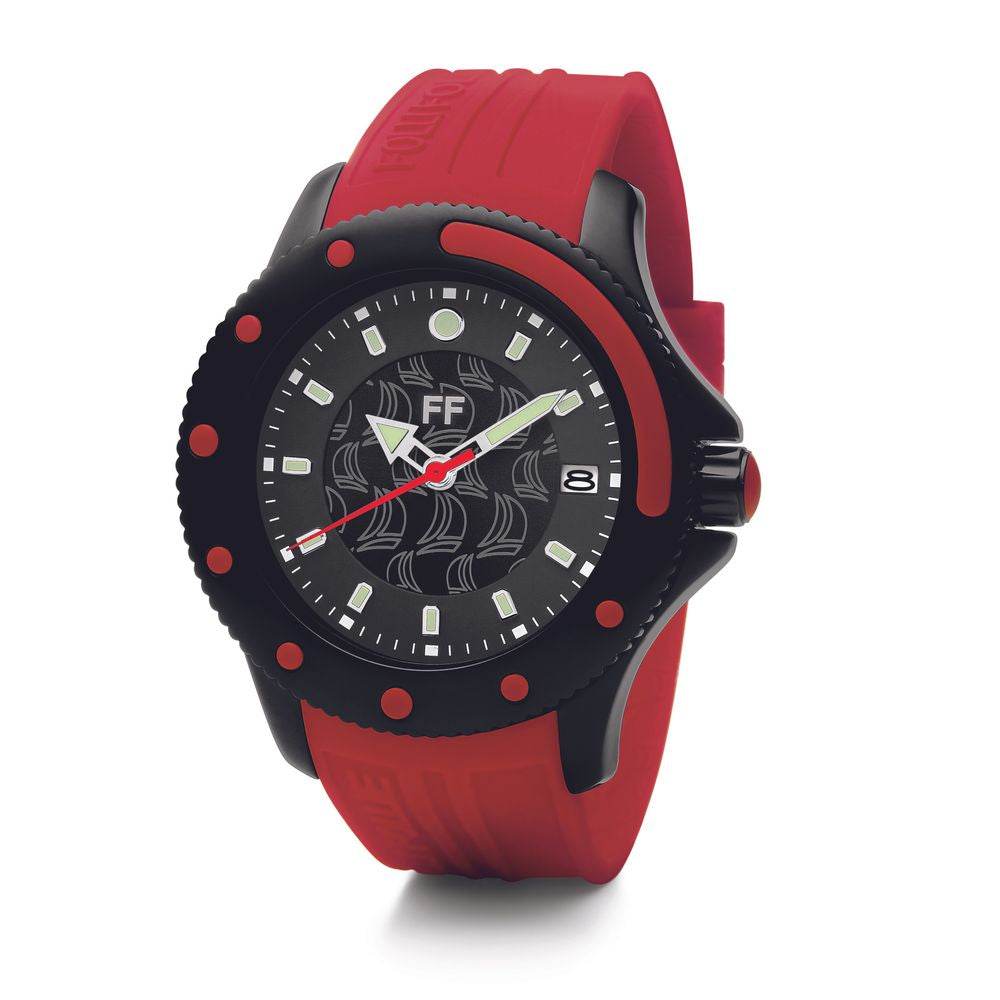 Folli Follie Red Silicone Watch - Hilstor