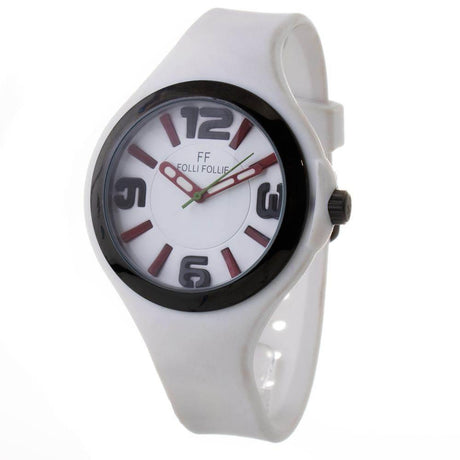 Folli Follie White Silicone Watch - Hilstor
