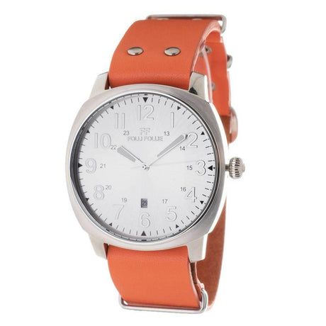 Folli Follie Orange Leather Watch - Hilstor