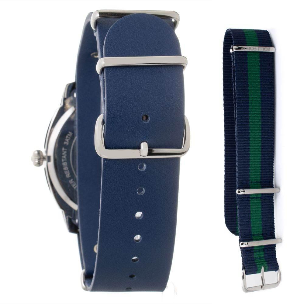 Folli Follie Blue Leather Watch - Hilstor