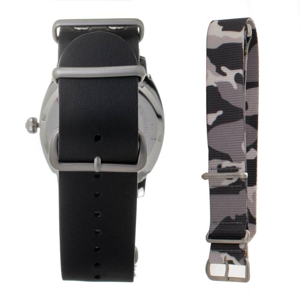 Folli Follie Black Leather Watch - Hilstor