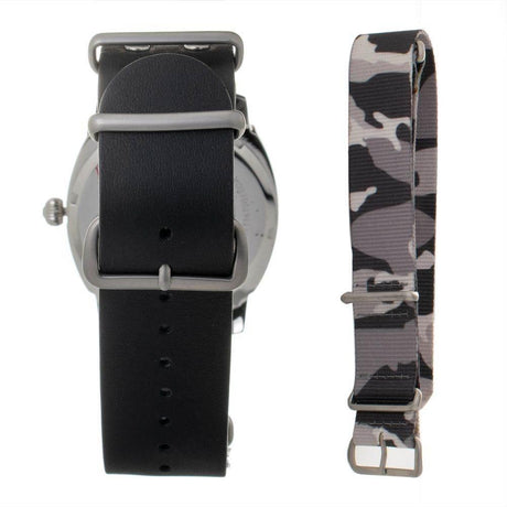 Folli Follie Black Leather Watch - Hilstor
