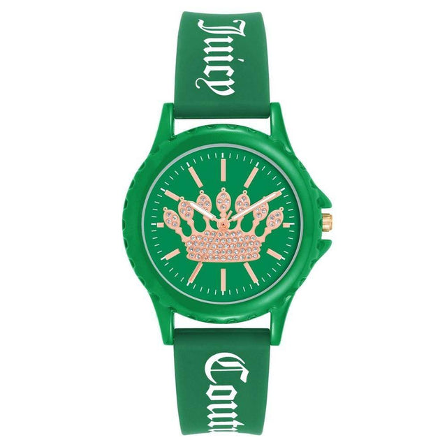 Juicy Couture Green Silicone Watch - Hilstor