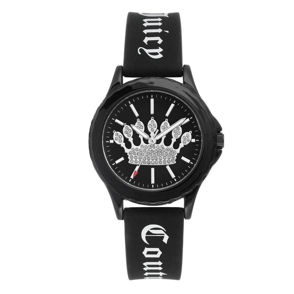 Juicy Couture Black Silicone Watch - Hilstor