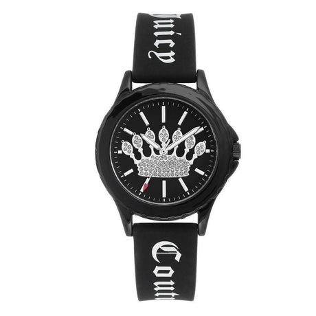 Juicy Couture Black Silicone Watch - Hilstor