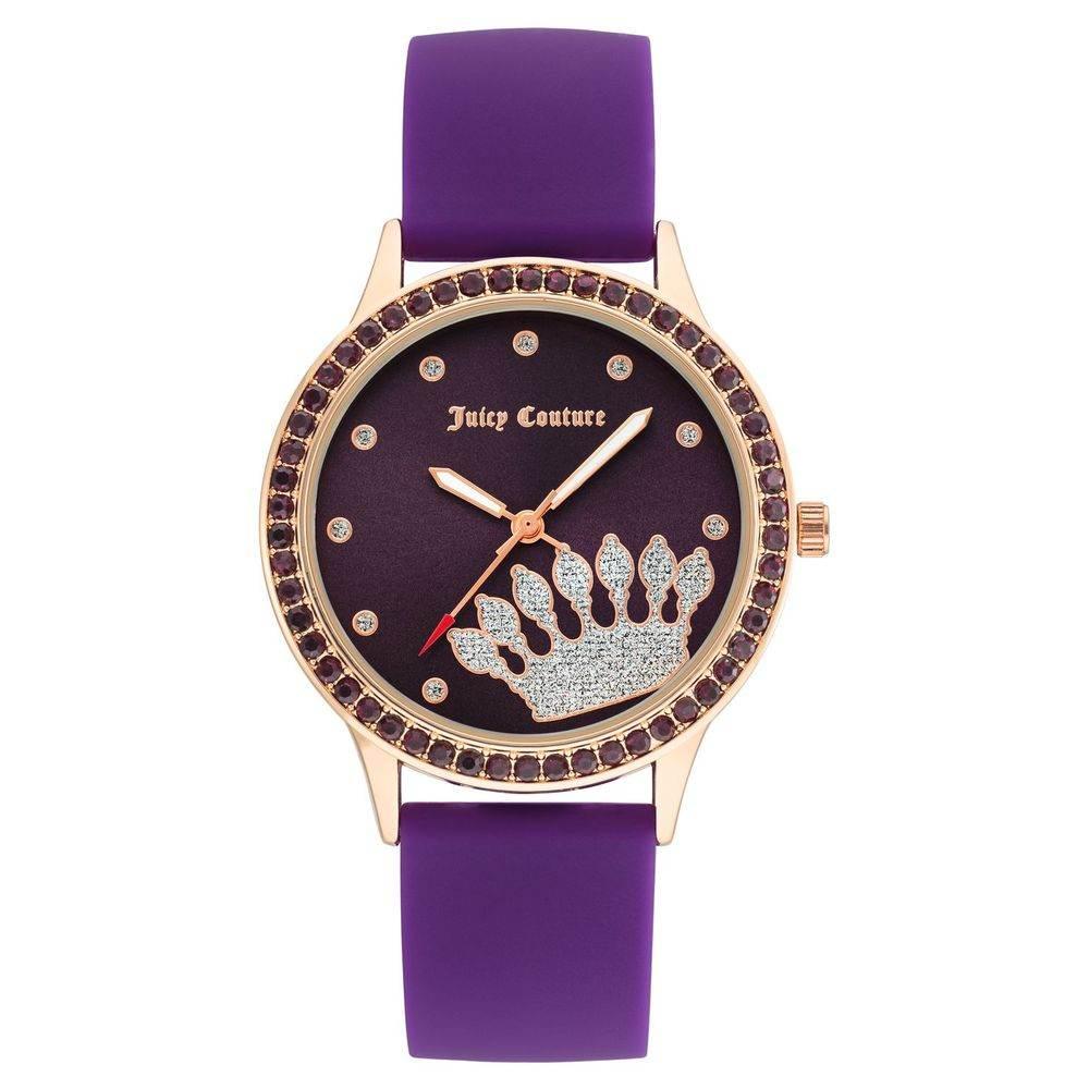 Juicy Couture Purple Silicone Watch - Hilstor