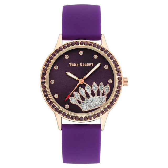 Juicy Couture Purple Silicone Watch - Hilstor