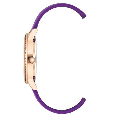 Juicy Couture Purple Silicone Watch - Hilstor