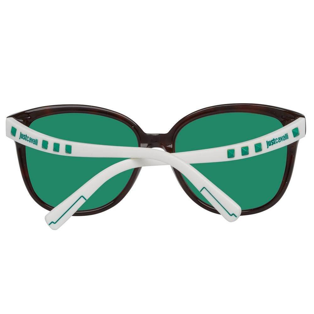 Just Cavalli Brown Plastic Sunglasses - Hilstor